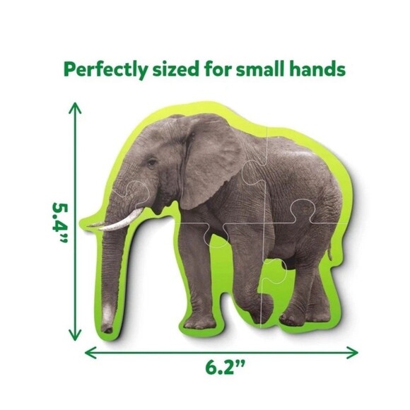 Skillmatics Step by Step Puzzle - 40 Piece Wild Animal Jigsaw Puzzle NIB Kidcore - Picture 5 of 8